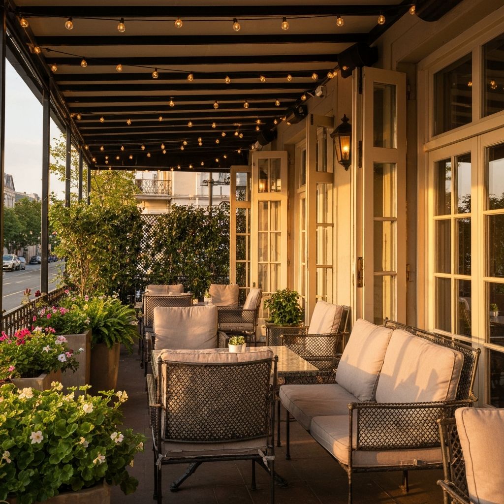 Outdoor terrace